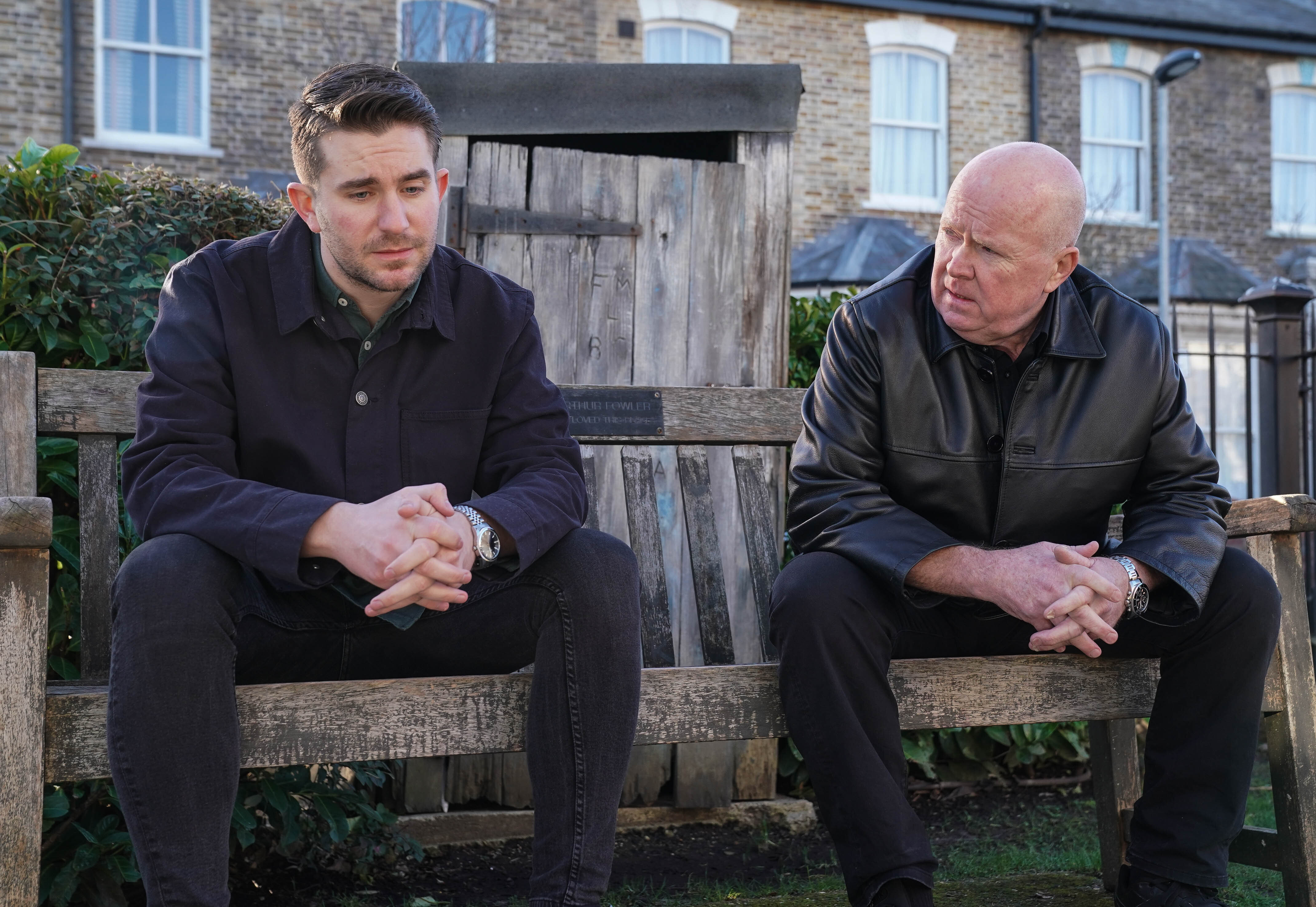Callum Highway and Phil Mitchell in EastEnders