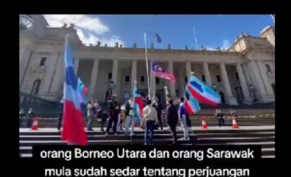 Cops launch sedition probe after viral video shows Malaysian flag replaced by Sabah, Sarawak flags in Melbourne (VIDEO)