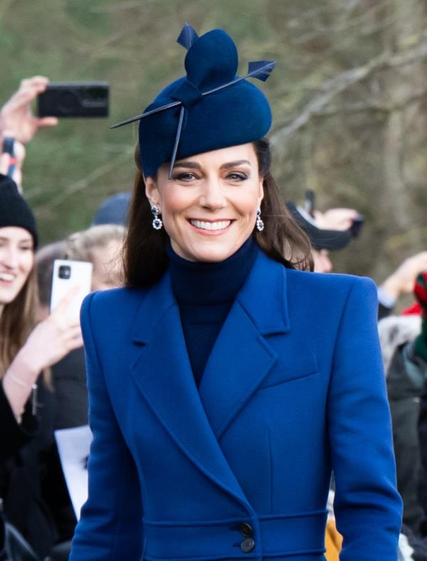 Kate Middleton at Sandringham Church on Christmas Day 2023