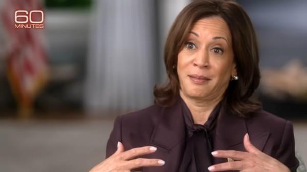 The vice president’s lengthy answer didn’t make the version that aired on Monday night on "60 Minutes" and a shorter Harris answer to the same question was shown instead.