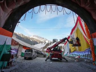 once operational, the Z-Morh tunnel will offer round-the-year connectivity to Sonamarg from Srinagar and will bypass the avalanche-prone area near Gagangeer. (PTI File)