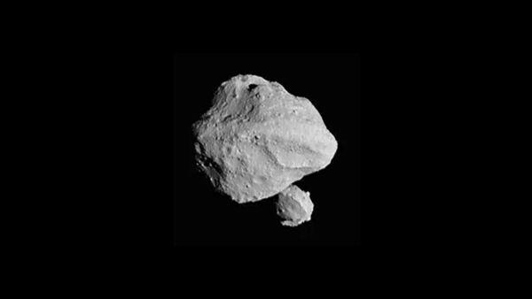 Nasa’s Lucy spacecraft discovers tiny moon around asteroid during close flyby