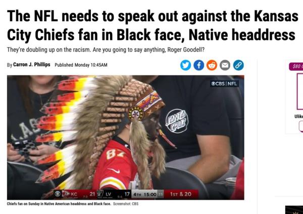 Screengrab of Deadspin article