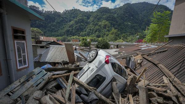 Indian rescue helicopters fly to Himalayan area where floods killed at least 52