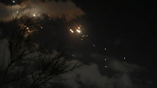 Sirens were going off in Tel Aviv and Jerusalem as missiles rained down on Israel