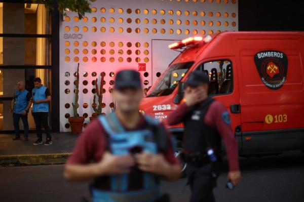 First responders arrive at the scene on Oct. 16.