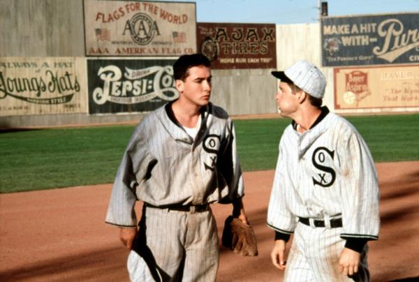 John Cusack, D. B. Sweeney in "Eight Men Out."