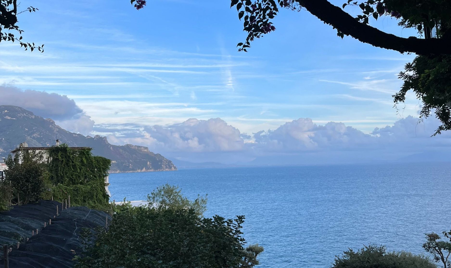 View from Hotel Santa Caterina in Amalfi