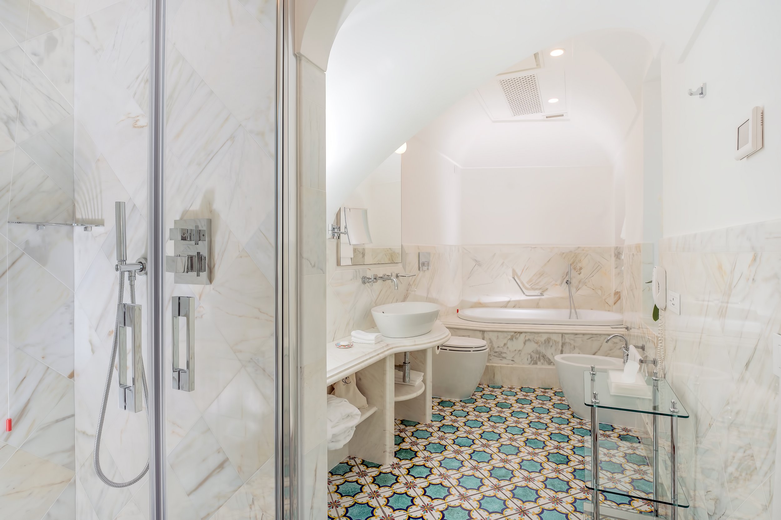 Bathroom in Hotel Santa Caterina