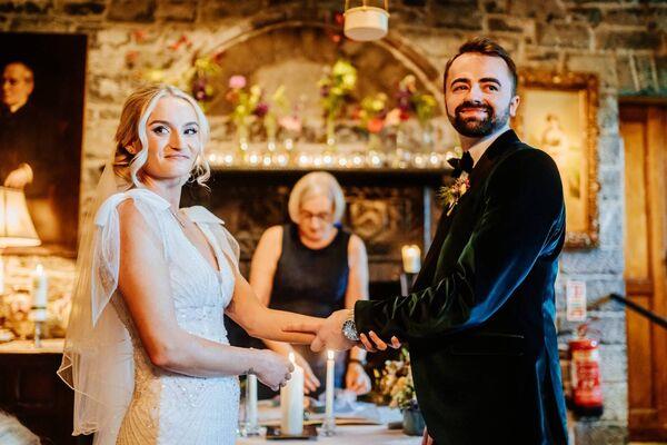 Tessa Hegarty and Adam Doyle were married by celebrant Caroline McCarthy. 