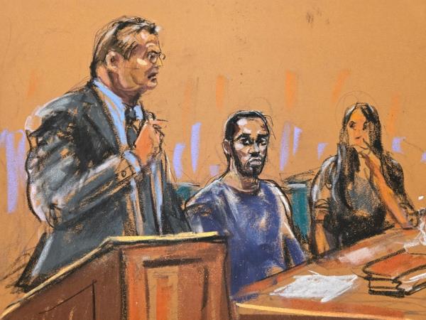 Diddy in court after his arrest