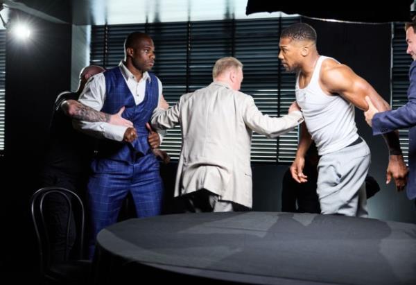 Anthony Joshua and Daniel Dubois