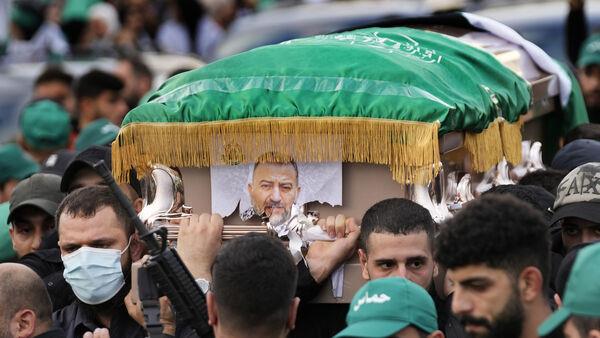 Funeral held of top Hamas official killed in apparent Israeli strike in Beirut