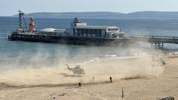 Helicopters were involved in the rescue operation in May 2023. File pic: Prof Dimitrios Buhalis