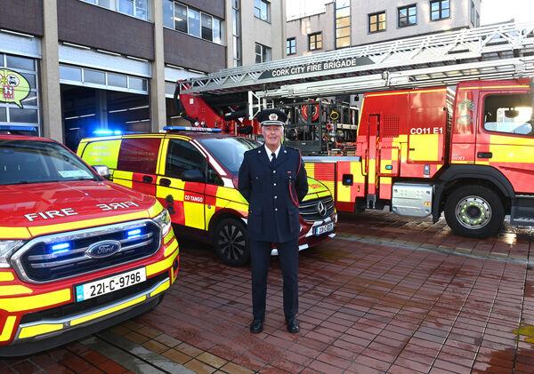 Gerry Myers, Third Officer, Green Watch, Cork City Fire Brigade. Pic: Larry Cummins Gerry Myers, Third Officer, Green Watch, Cork City Fire Brigade. Pic: Larry Cummins