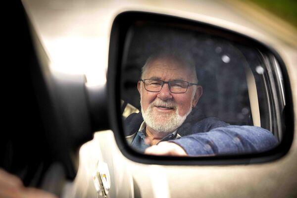 Mick Hyland from Newbridge who volunteers as a driver for the Irish Cancer Society. Photograph Moya Nolan Mick Hyland from Newbridge who volunteers as a driver for the Irish Cancer Society. Photograph Moya Nolan