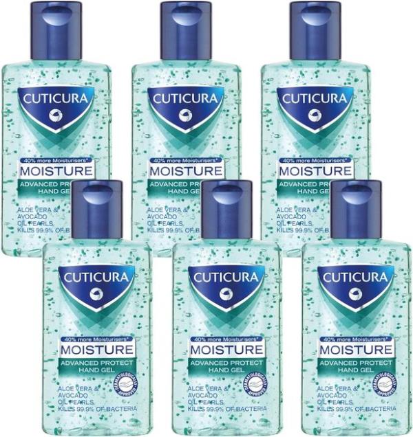 Cuticura保湿抗菌洗手凝胶六瓶