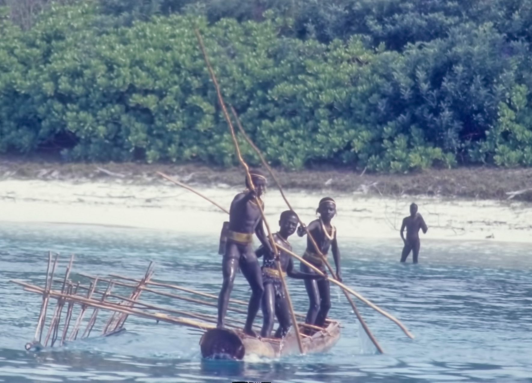 The Sentinelese on North Sentinel island who don't like outsiders
