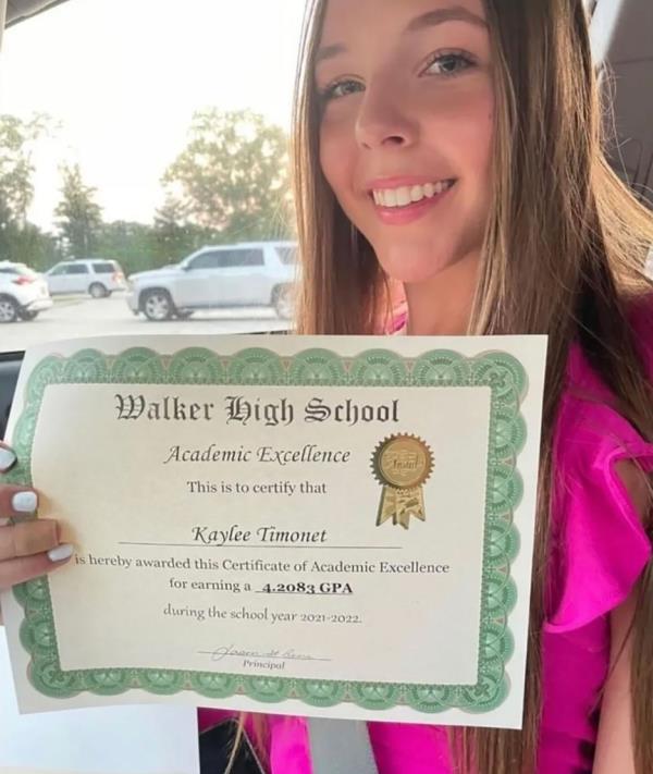 Kaylee Timonet mother said the apology from Walker High principal Jason St Pierre took way too long.