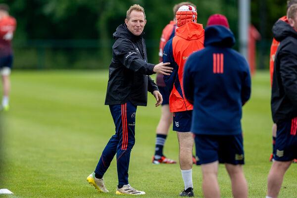 Attack Coach Mike Prendergast in training. Pic Credit ©INPHO/Morgan Treacy. Attack Coach Mike Prendergast in training. Pic Credit ©INPHO/Morgan Treacy.