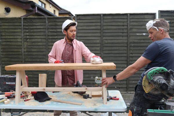 Presenter Brian Dowling and builder Trevor get busy with a transformation project at the home of the Murphy family. Presenter Brian Dowling and builder Trevor get busy with a transformation project at the home of the Murphy family.