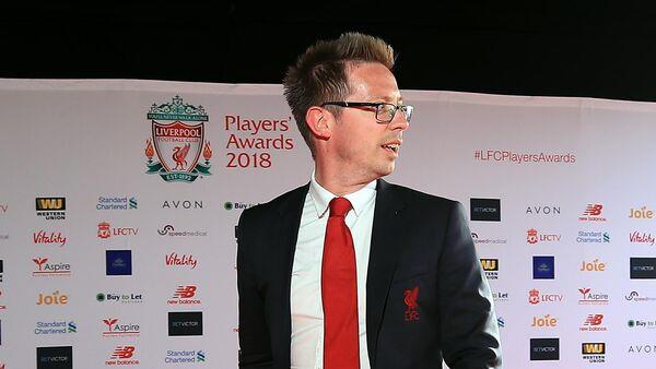 Michael Edwards during the red carpet arrivals for the 2018 Liverpool Players' Awards at Anfield, Liverpool. Michael Edwards during the red carpet arrivals for the 2018 Liverpool Players' Awards at Anfield, Liverpool.