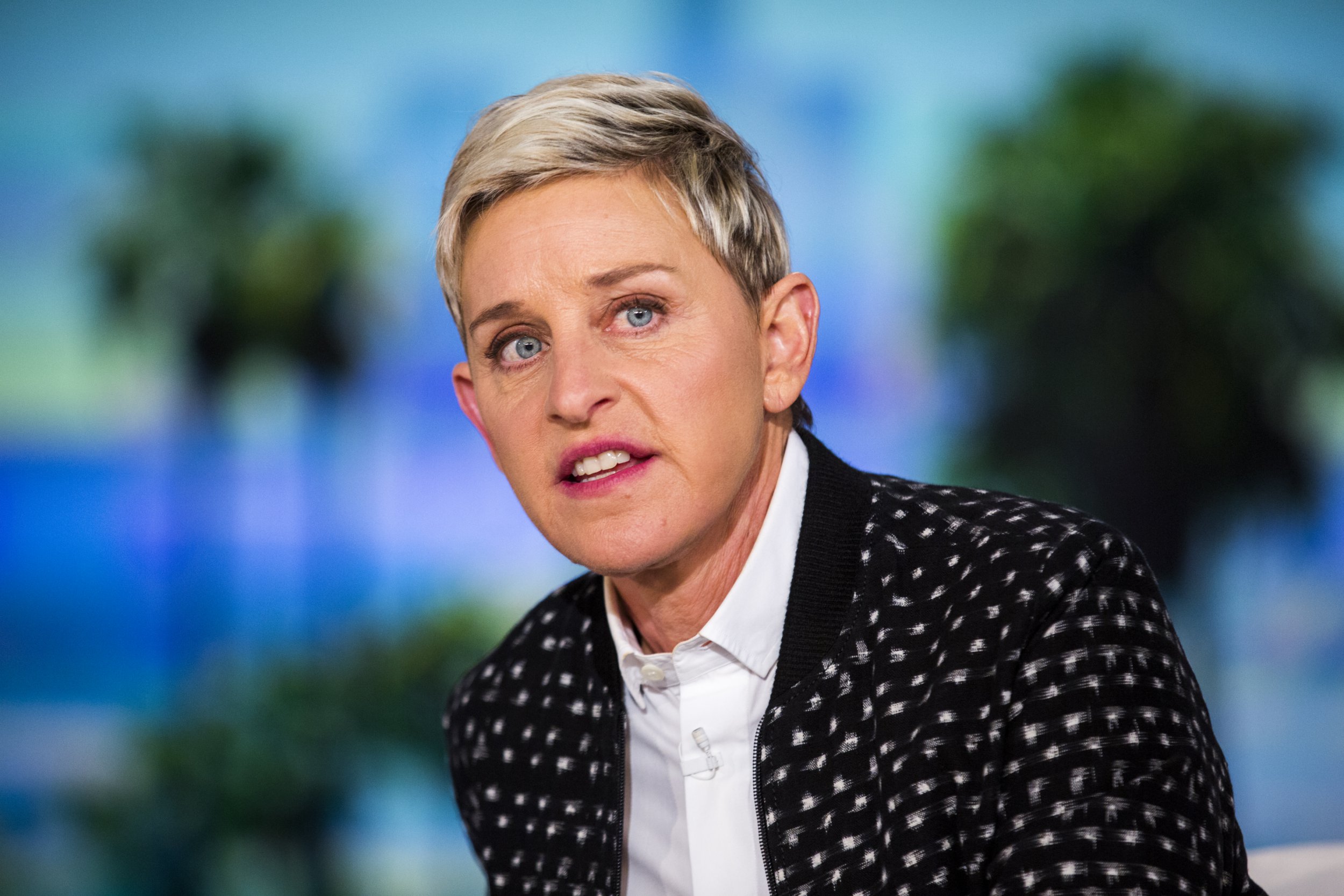 Ellen DeGeneres during a taping of The Ellen DeGeneres Show in 2016