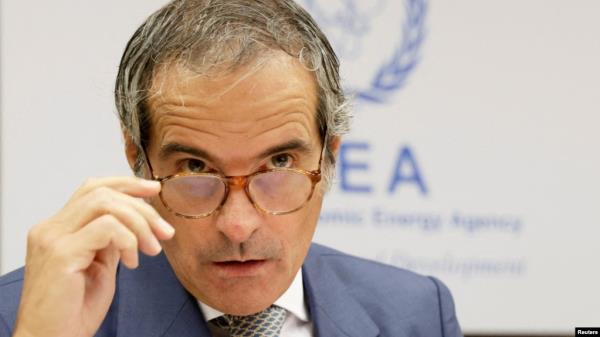 FILE - Rafael Grossi, Director General of the International Atomic Energy Agency waits for the start of the Board of Governors meeting in Vienna, Austria, Sept. 9, 2024.