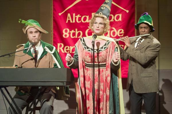 Will Ferrell, Ana Gasteyer, and Tim Meadows as Mr. Franklin during "Renaissance Fair" sketch on May 20, 2000.