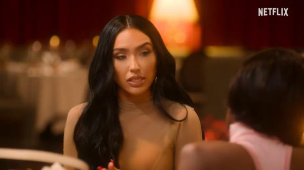 "Sellin Sunset" Season 8 trailer Bre Tiesi reveals the news to Chelsea Lazkani that her husband was spotted making out with another woman.