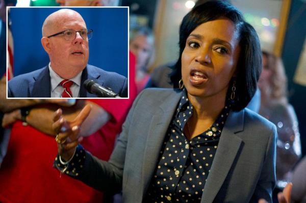 Alsobrooks is running against former Maryland Gov. Larry Hogan for Senate.