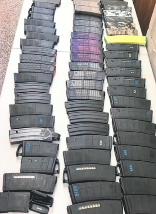 Officers seized all the items and arrested the suspect without incident.