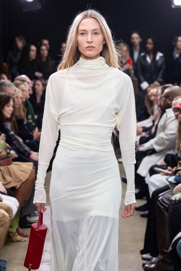 Liisa Winkler walking in 2024 for Proenza
