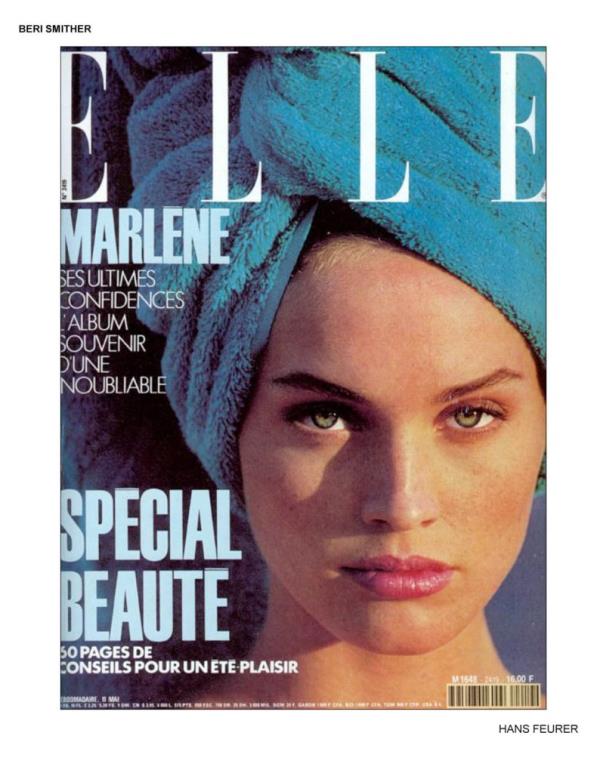 Beri Smither featured on Elle magazine