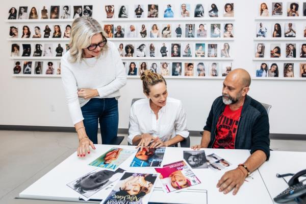 Beri Smither at New York Models office