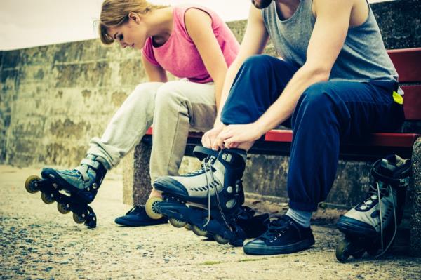 rollerblading