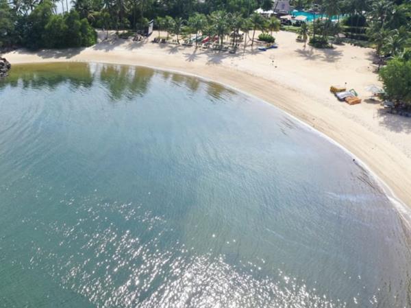 Palawan Beach at Sentosa reopens for water activities after oil spill cleanup