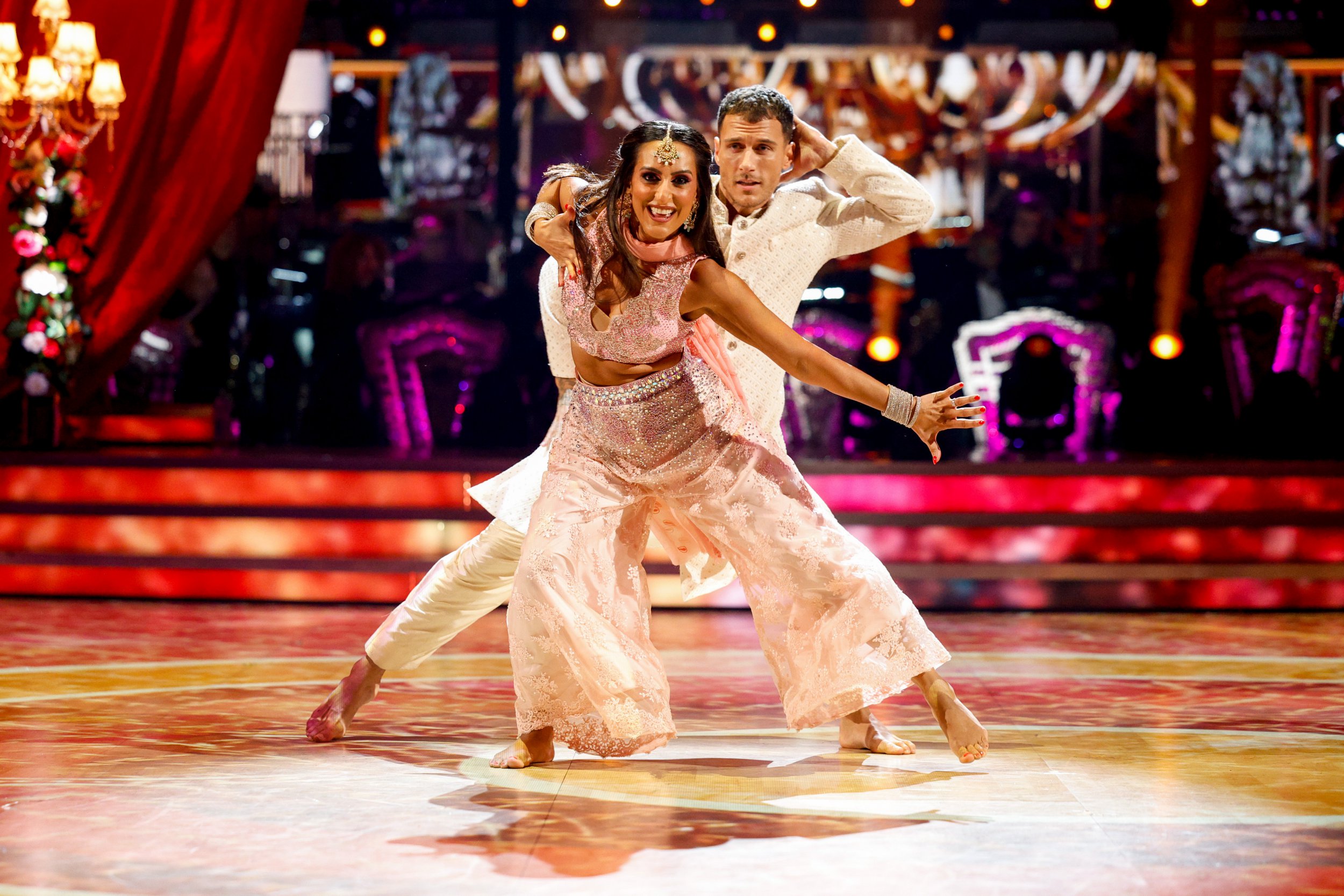 Gorka Marquez and Dr Punam Krishan performing on Strictly Come Dancing