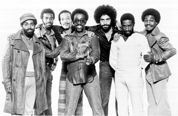A group photo of the band "Maze." 