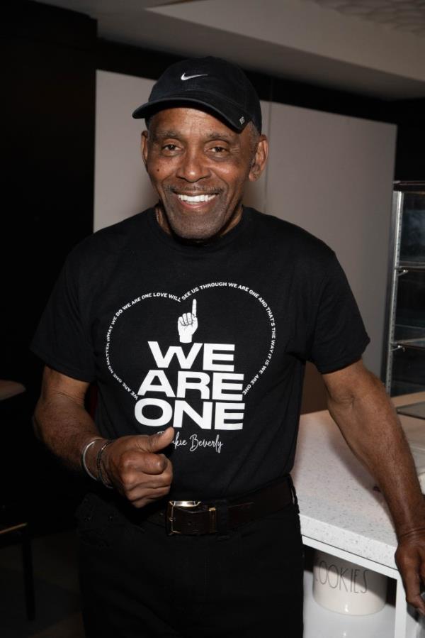  Frankie Beverly attends meet and greet during the "I Wanna Thank You" Farewell Tour at Capital One Arena on June 14, 2024 in Washington, DC. 