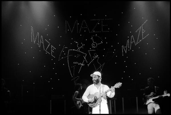 Frankie Beverly and Maze performing. 