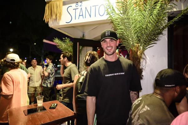 Luke Timm smiling outside 82 Stanton