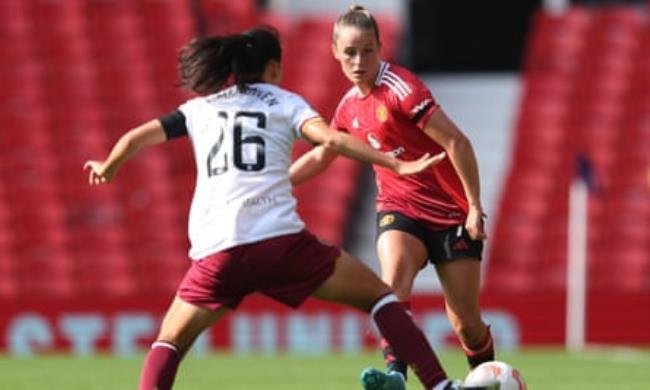 Ella Toone in action during Manchester United’s victory over West Ham.