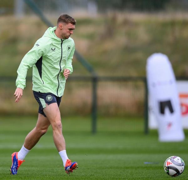Jack Taylor during a Republic of Ireland training session at the FAI National Training Centre in Abbotstown. Pic: Stephen McCarthy/Sportsfile Jack Taylor during a Republic of Ireland training session at the FAI National Training Centre in Abbotstown. Pic: Stephen McCarthy/Sportsfile