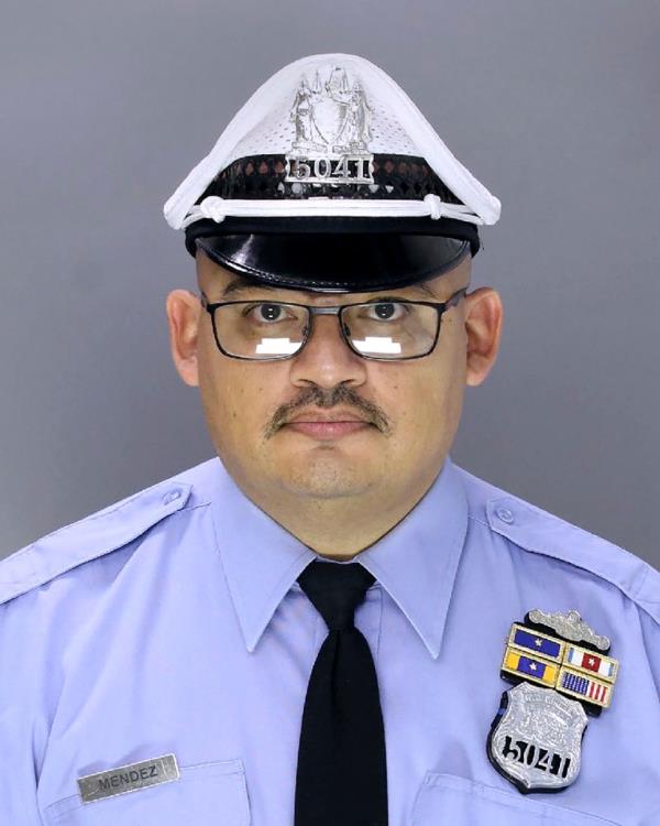 Philadelphia Officer Richard Mendez, 50, was shot and killed Thursday upon intervening in a vehicle break-in while arriving for his shift at the Philadelphia International Airport, police said.
