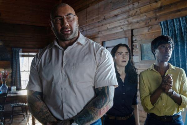 "I probably overdid it. I was probably a little too big," Bautista said about his weight during filming for "Knock at the Cabin."
