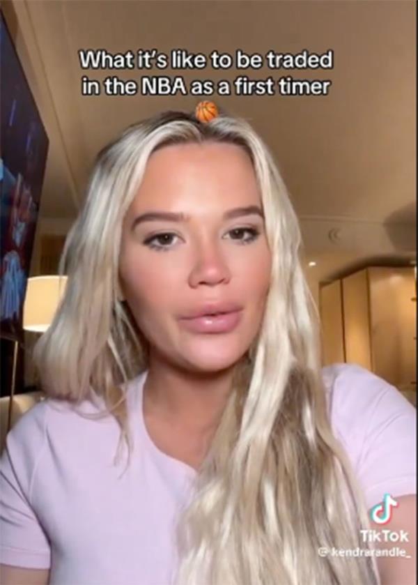 Kendra Randle explained what it's like for NBA families to uproot their lives with kids after her husband,  Julius Randle was traded from the Knicks to the Timberwolves ahead of the 2024 season. 
