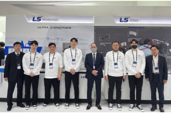 S　Materials　and　LS　Alsco's　booth　at　the　InterBattery　2023　exhibition　in　Seoul,　Korea,　in　March　2023 