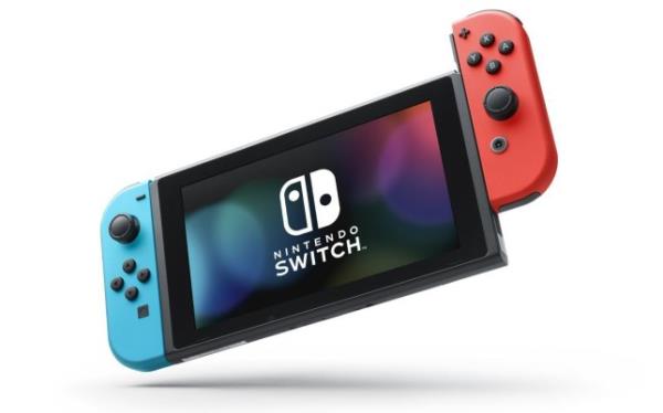 Nintendo Switch console in handheld mode