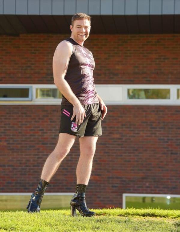  Cian Griffin: "I do what I do on social media and with Na Gaeil Aeracha GAA team so that young people don’t feel alone in their difference the way I did". Photograph Moya Nolan